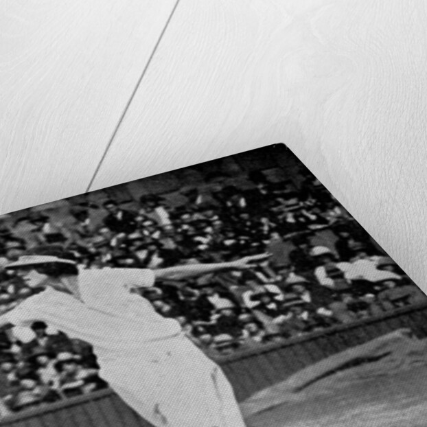 Helen Wills playing her first Wimbledon final against Kathleen McKane by Tropical Press