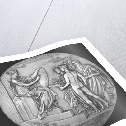 Medal struck to commemorate the 200th anniversary of the birth of Benjamin Franklin by Anonymous