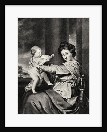 Caroline, Duchess of Marlborough and Daughter by Richard Houston