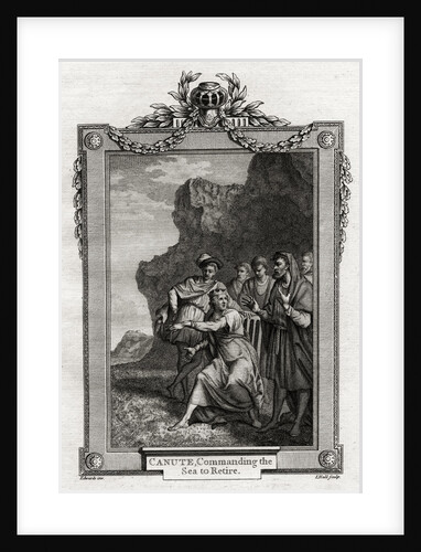 Canute, Commanding the Sea to Retire by L Hall
