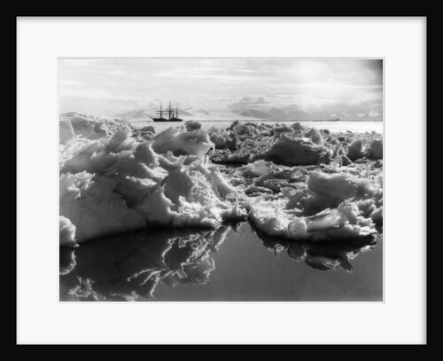 The 'Terra Nova' in McMurdo Sound, Antartica by Herbert Ponting