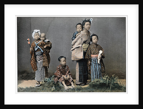 A Group of Children by Anonymous