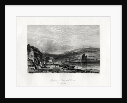 Scalloway Bay and castle, Zetland by J Horsburgh