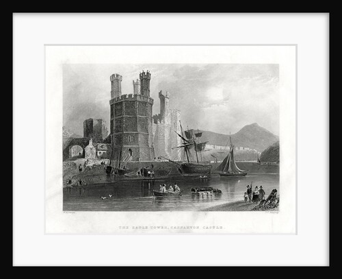 The Eagle Tower, Carnarvon Castle, Caernarfon, North Wales by JC Armytage
