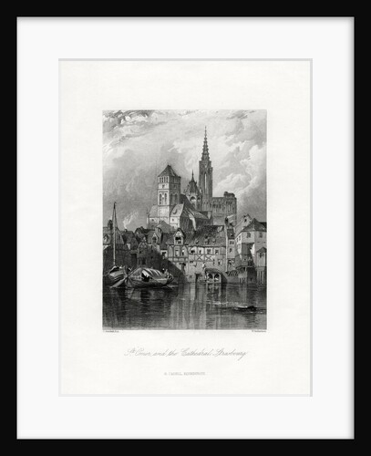 St Omer and the cathedral, Strasbourg, France by W Richardson
