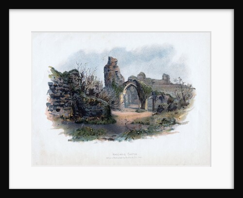 Hastings Castle, Sussex by C Wilkinson