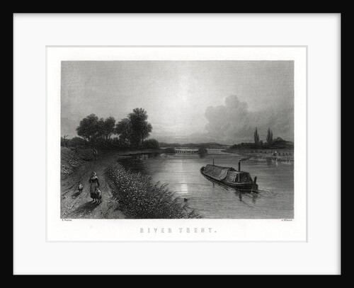 The River Trent, England by A Willmore