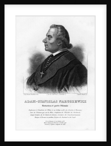 Adam Naruszewicz, Polish nobleman by Camille Huard