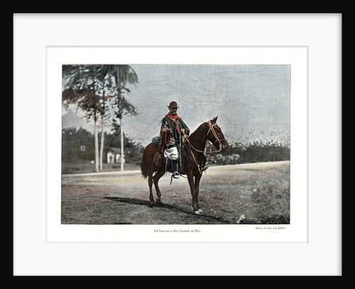 Cattle herder, Rio Grande do Sul, Brazil by Gillot