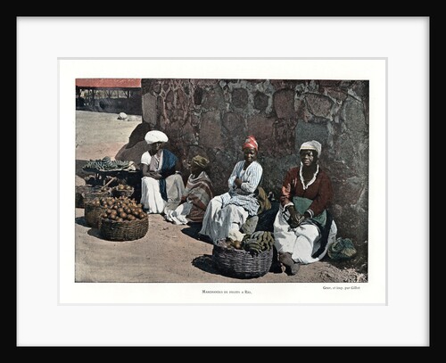 Fruit sellers, Rio de Janeiro, Brazil by Gillot
