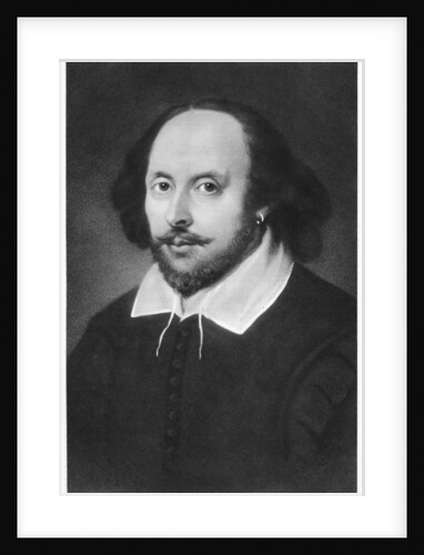 William Shakespeare, English playwright by Anonymous