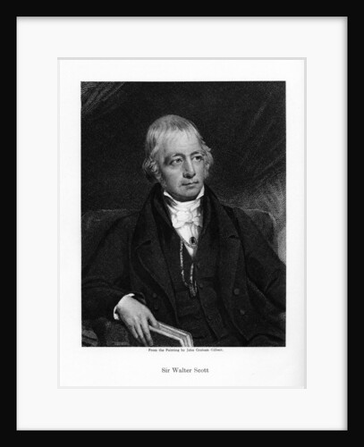 Sir Walter Scott, 1st Baronet, prolific Scottish historical novelist and poet by Anonymous