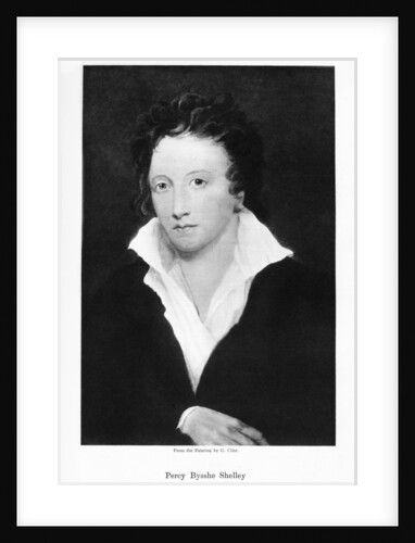 Percy Bysshe Shelley, English romantic poet by Anonymous