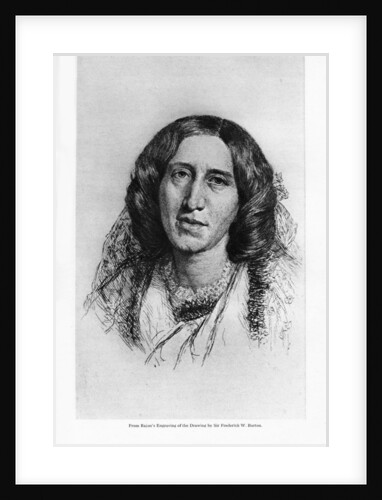 George Eliot, English novelist by Frederic William Burton