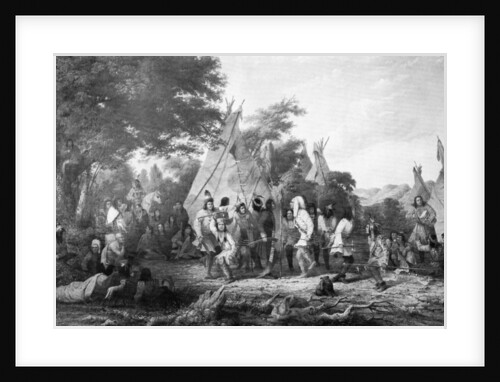 Dog Dance of the Dakotas by Seth Eastman