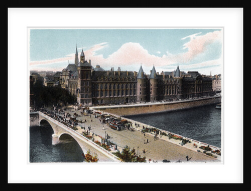 The Conciergerie and the Pont Neuf, Paris by Anonymous