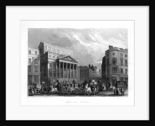 Mansion House, London by J Woods