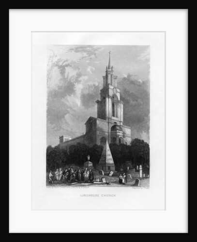 Limehouse Church, London by J Woods