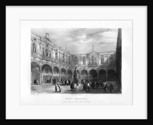 The Royal Exchange, London by J Woods
