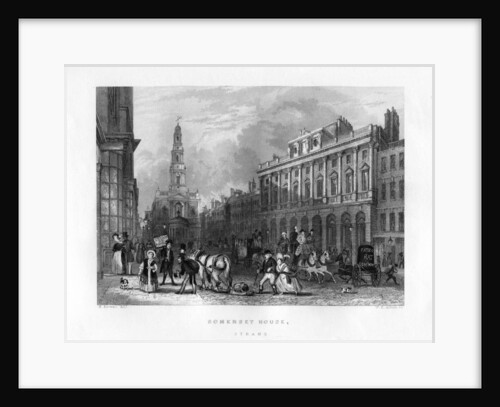 Somerset House, the Strand, London by WE Albutt