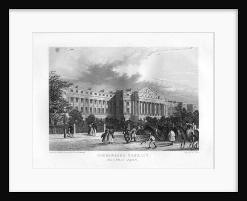 Cumberland Terrace, Regent's Park, London by J Woods