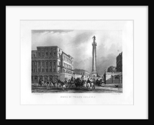 The Duke of York's Column, London by J Woods