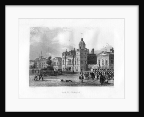 Horse Guards, London by J Woods