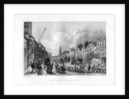 High Street, Whitechapel, London by T Cox