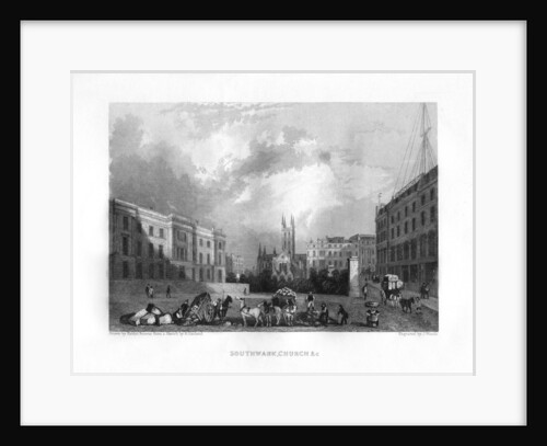 Southwark Cathedral, London by J Woods