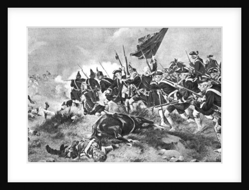 The Battle of Dettingen by Anonymous