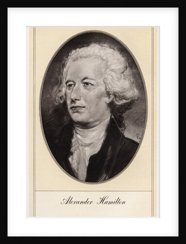 Alexander Hamilton, American politician by Gordon Ross