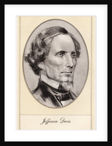 Jefferson Davis, American soldier and politician by Gordon Ross
