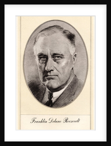 Franklin Delano Roosevelt, 32nd President of the United States by Gordon Ross