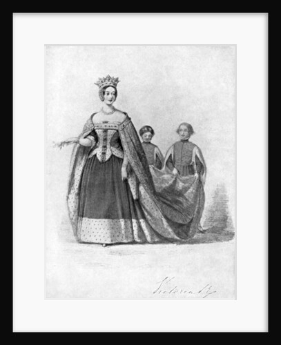 Queen Victoria as Queen Philippa at the Plantagenet Ball, Buckingham Palace by Anonymous