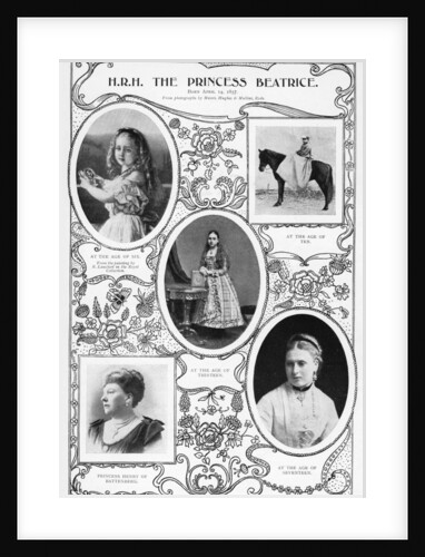 The Princess Beatrice, youngest child of Queen Victoria by Hughes & Mullins