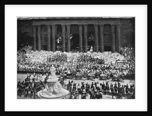 The ceremony of thanksgiving at St Paul's Cathedral, London by Anonymous