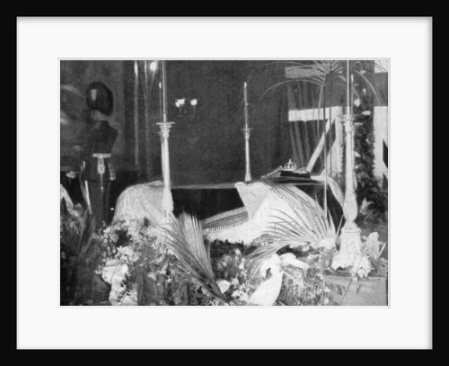 Queen Victoria lying in state at Osborne House by Hughes & Mullins