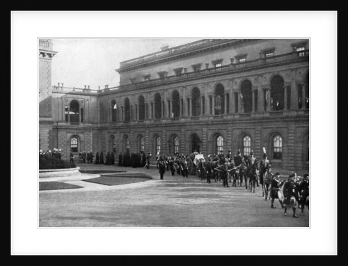 Queen Victoria's funeral procession leaving Osborne House, Isle of Wight, February 1st by Hughes & Mullins