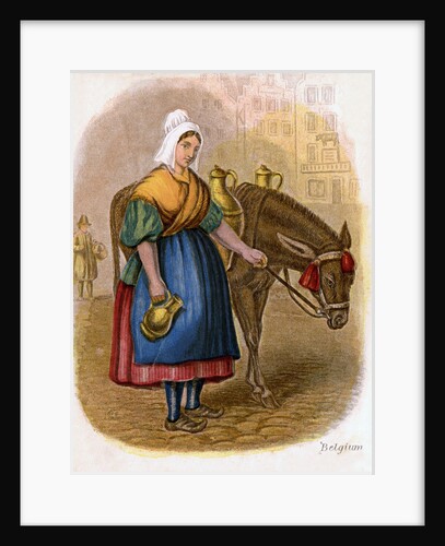 Belgian Milk-Woman by W Dickes