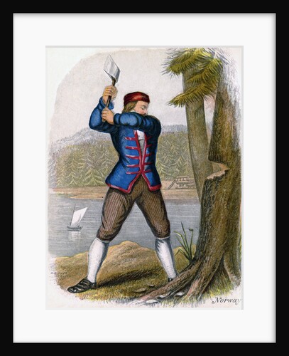Norwegian Woodcutter by W Dickes