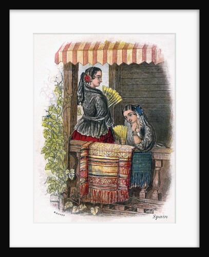 Spanish Girl by W Dickes