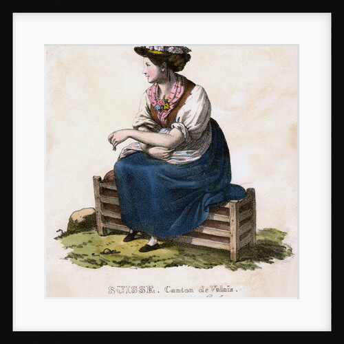 Swiss woman by Edouard Pingret