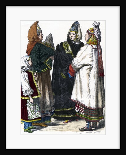 Traditional Russian Costume by Anonymous