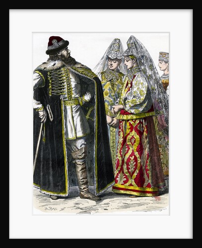 Traditional Russian Costume by Anonymous
