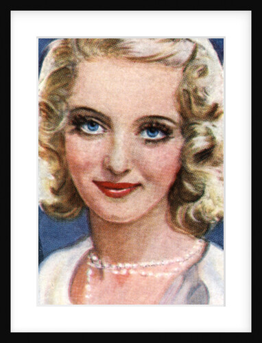 Bette Davis, (1908-1989), two-time Academy Award winning American actress by Anonymous