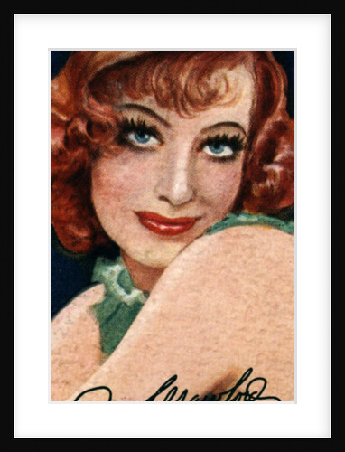 Joan Crawford, (1905-1977), Academy Award winning American actress by Anonymous