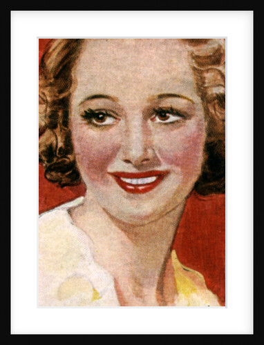 Olivia de Havilland, (1916-), Japanese born American film actress by Anonymous