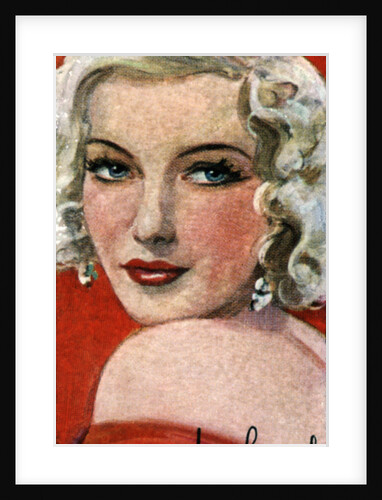 Corinne Luchaire, (1921-1950), French actress by Anonymous
