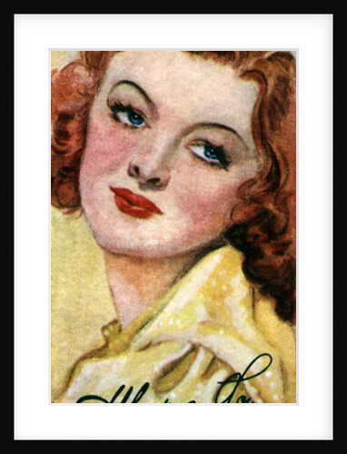 Myrna Loy, (1905-1993), American motion picture actress by Anonymous