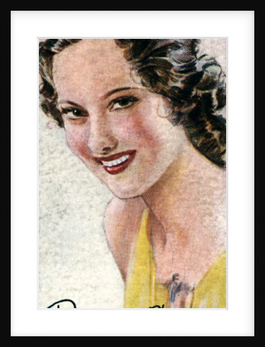 Merle Oberon, (1911-1979), film actress by Anonymous